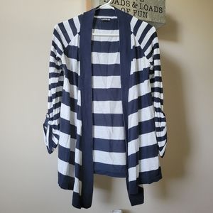 Express Casual Striped Cardigan